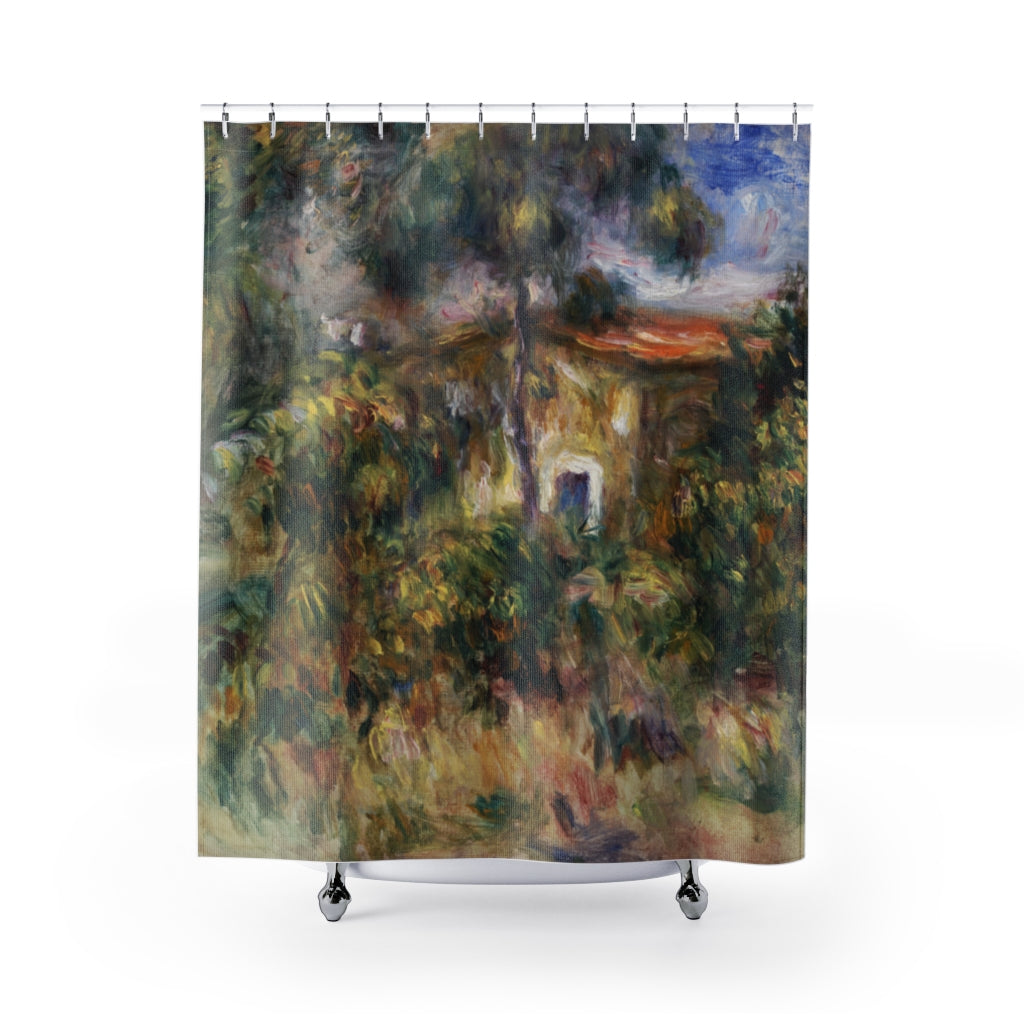 Renoit Art Impressionism Farmhouse Shower Curtain