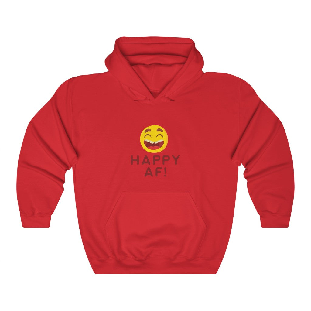 HAPPY AF! Unisex Heavy Blend™ Hooded Sweatshirt