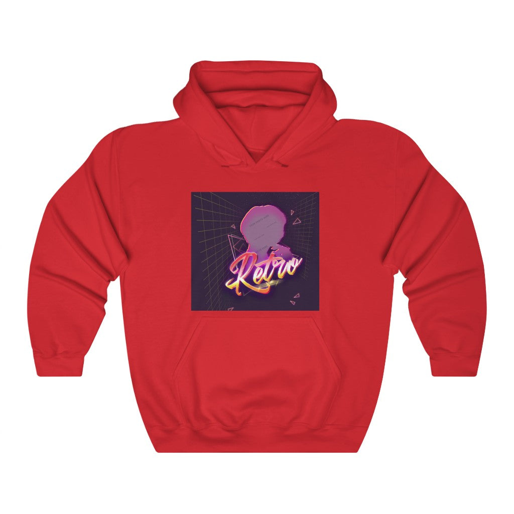 Purple Retro Unisex Heavy Blend™ Hooded Sweatshirt