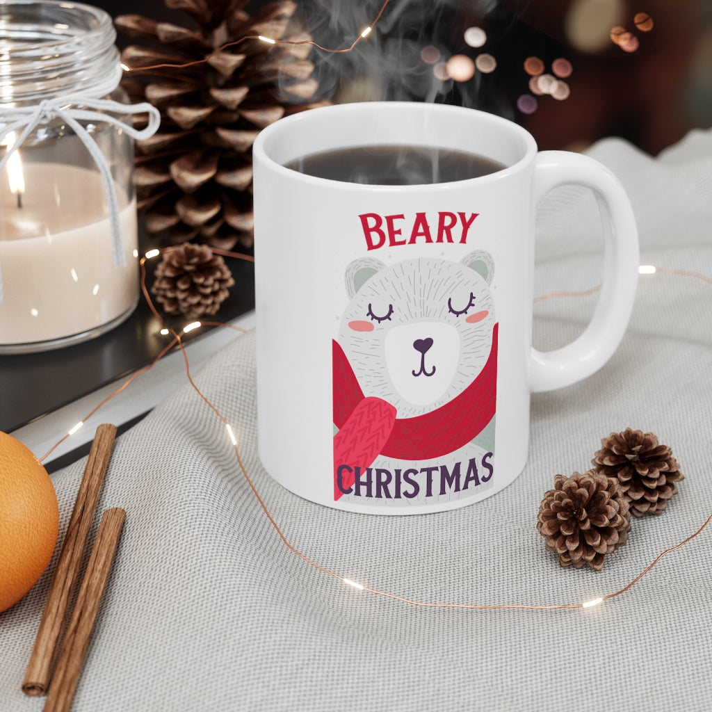 Beary Christmas Holiday Mug 11oz