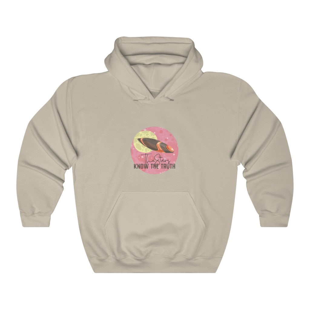 Alien and Space 15: The Stars Know The Truth Unisex Heavy Blend™ Hooded Sweatshirt