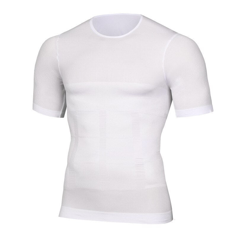 HotShape™ Mens Slimmer Waist Shaper Tummy Control Back Support Shirt