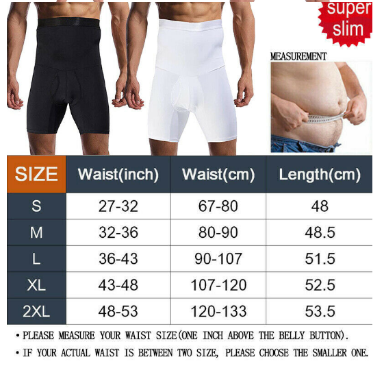 HotShape™ Body Waist Shaper Abdominal Stomach Shaper for Men Open Crotch Tummy Control Shapewear