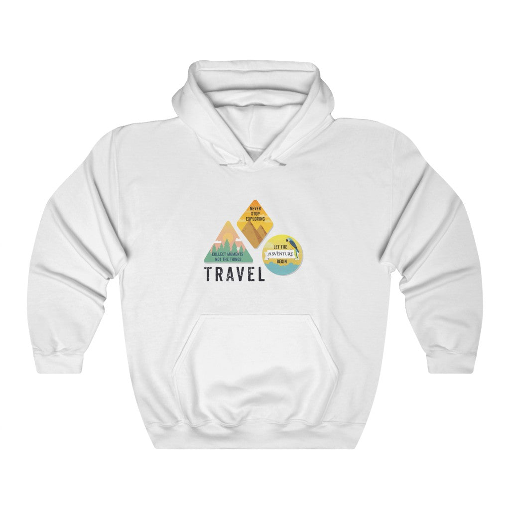Travel Badge Unisex Heavy Blend™ Hooded Sweatshirt