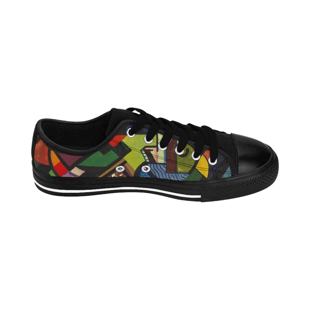 Daughter in a Rocker Abstract Art Women's Sneakers