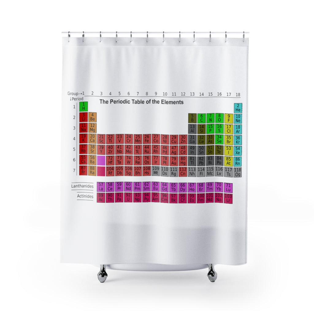 Periodic Table Shower Curtain