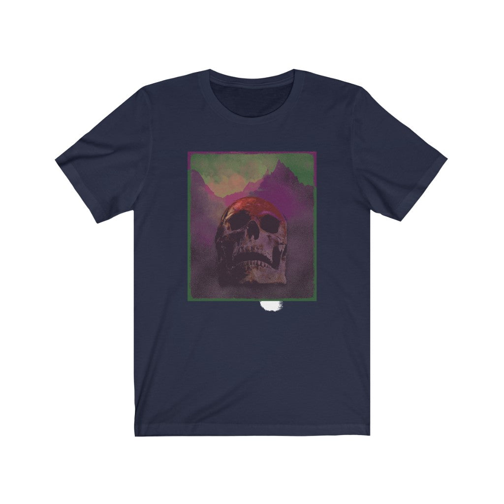 Abstract Art Multi Color Skull Shirt Unisex Jersey Short Sleeve Tee