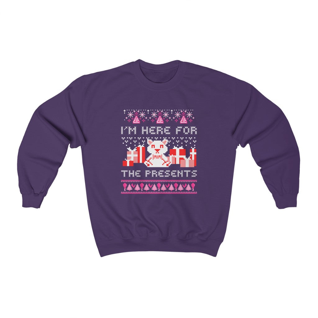 Cat Ugly Christmas Sweater Unisex Heavy Blend™ Crewneck Sweatshirt