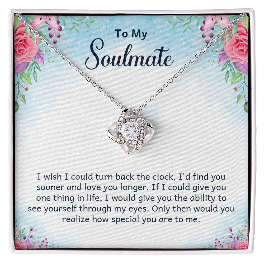 Love Knot Necklace- To My Soulmate