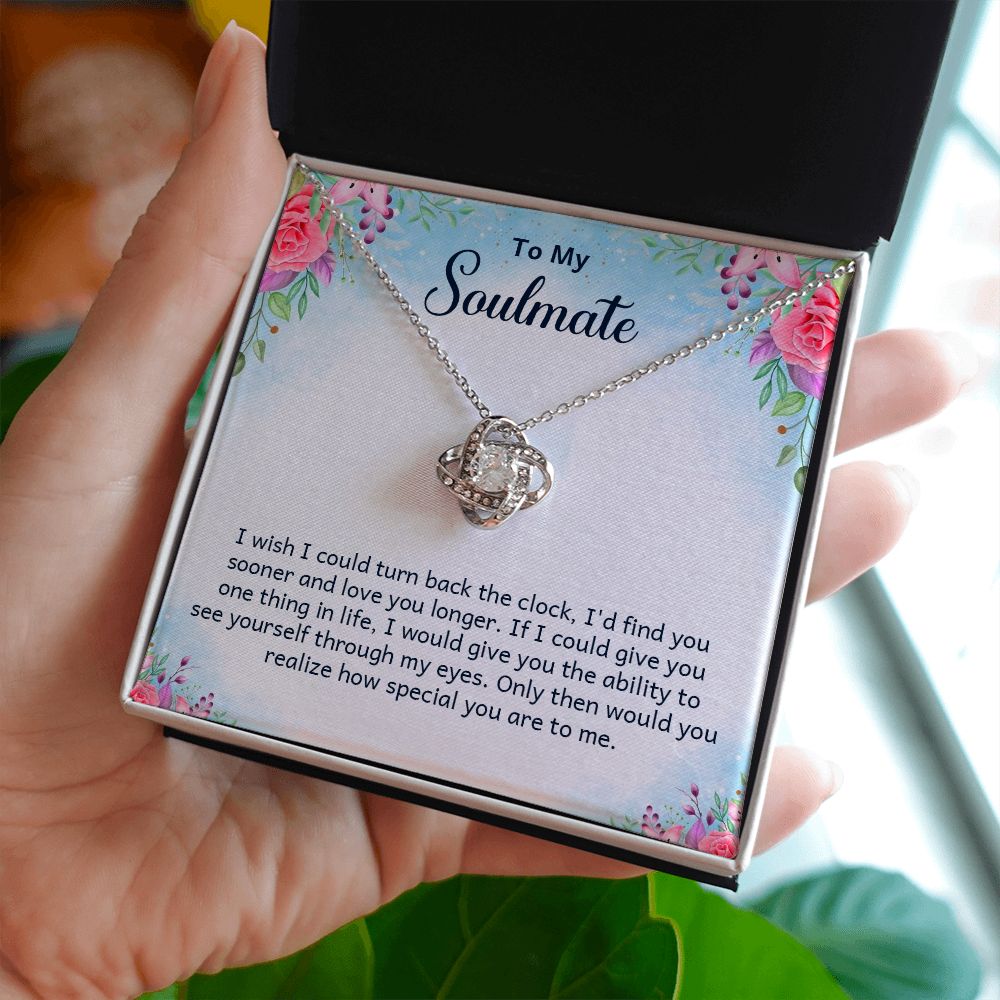 Love Knot Necklace- To My Soulmate