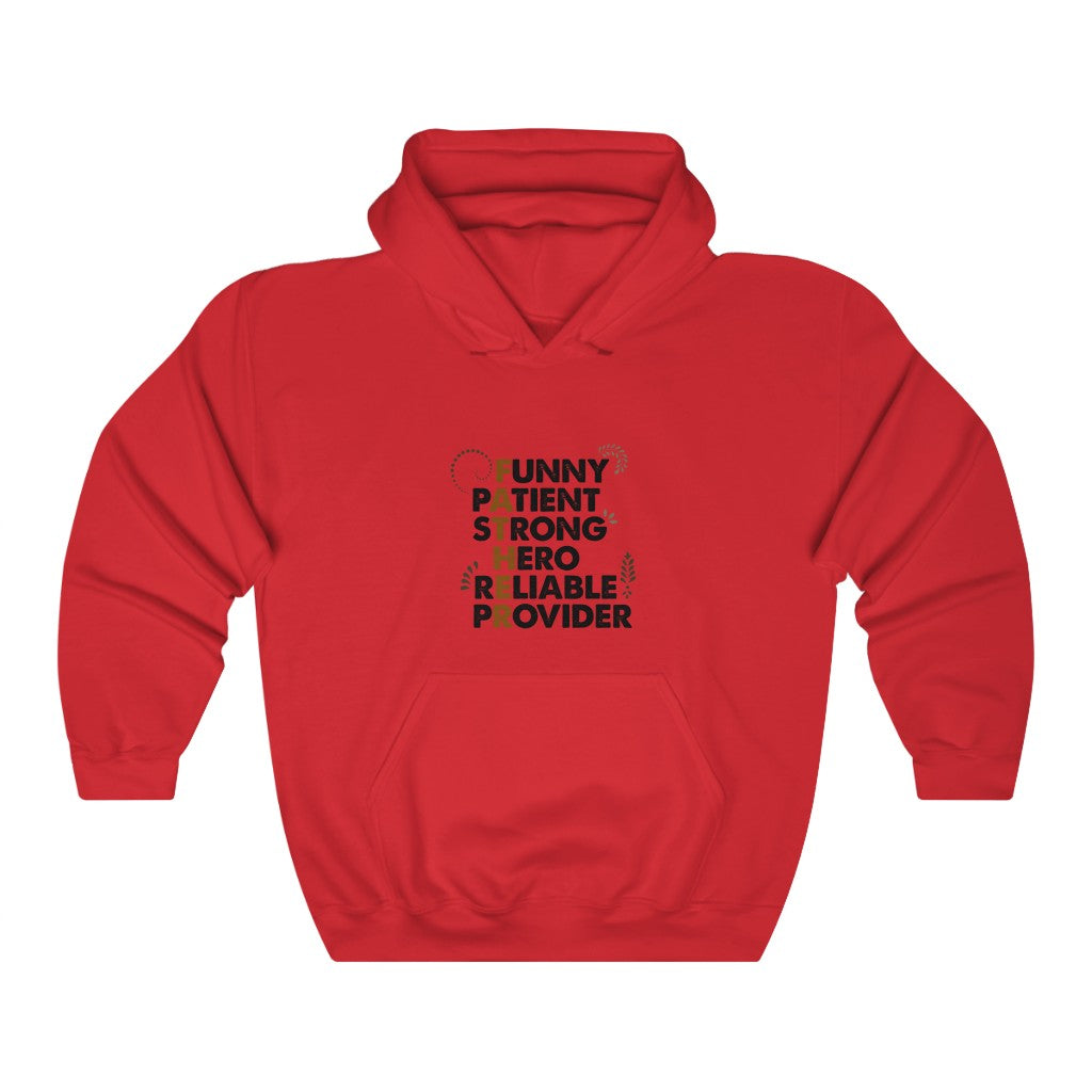 FUNNY PATIENT STRONG HERO RELIABLE PROVIDER Unisex Heavy Blend™ Hooded Sweatshirt