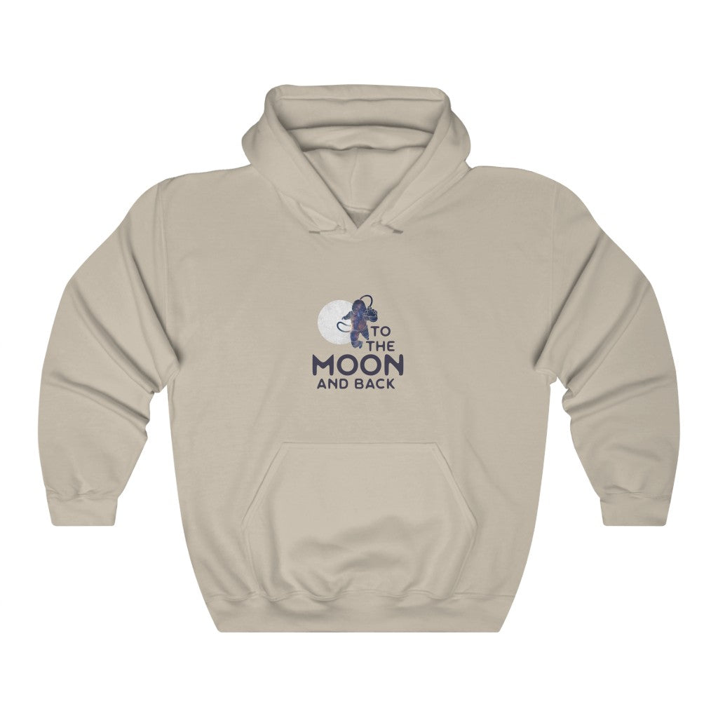 Alien and Space 11: To the Moon and Back Unisex Heavy Blend™ Hooded Sweatshirt