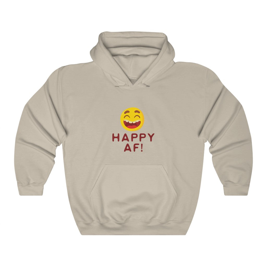 HAPPY AF! Unisex Heavy Blend™ Hooded Sweatshirt