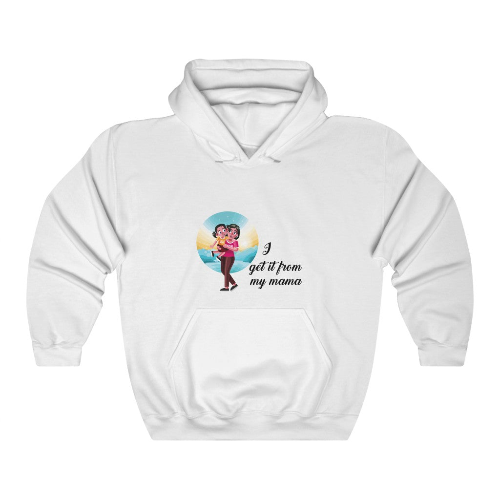 I got it from my mama Unisex Heavy Blend™ Hooded Sweatshirt