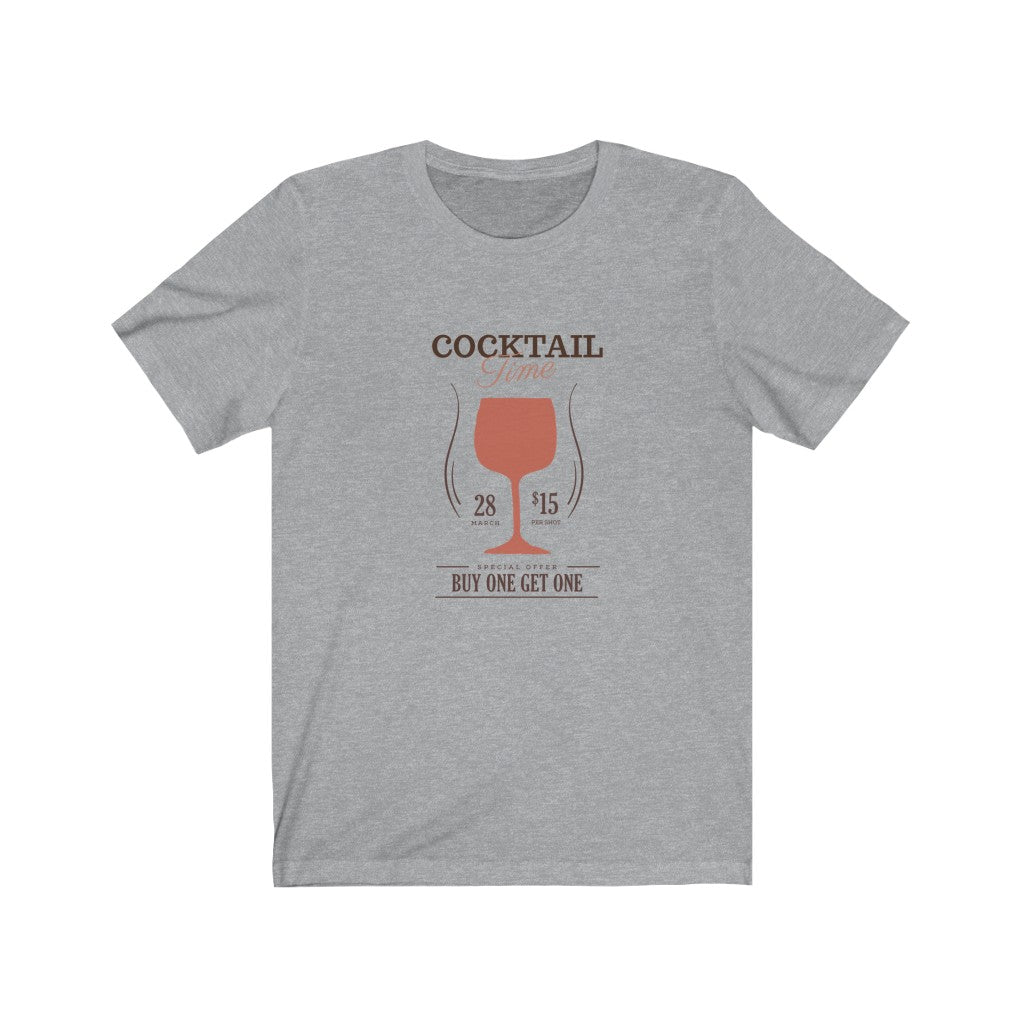 Cocktail Time Unisex Jersey Short Sleeve Tee
