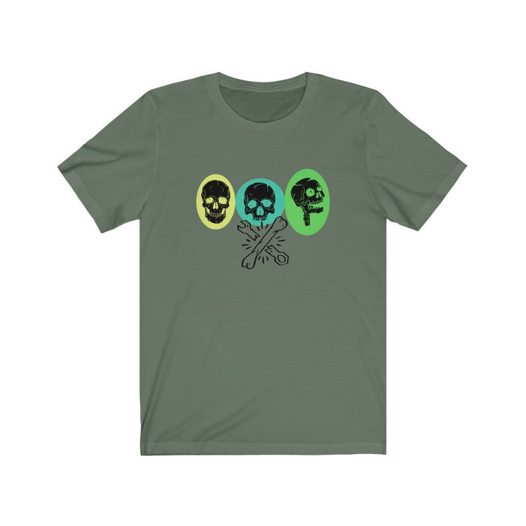 Fun Skull Shirt Unisex Jersey Short Sleeve Tee