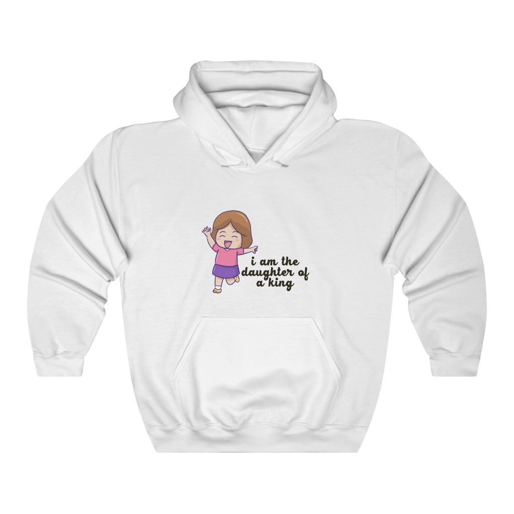 I am the Daughter of a King Unisex Heavy Blend™ Hooded Sweatshirt