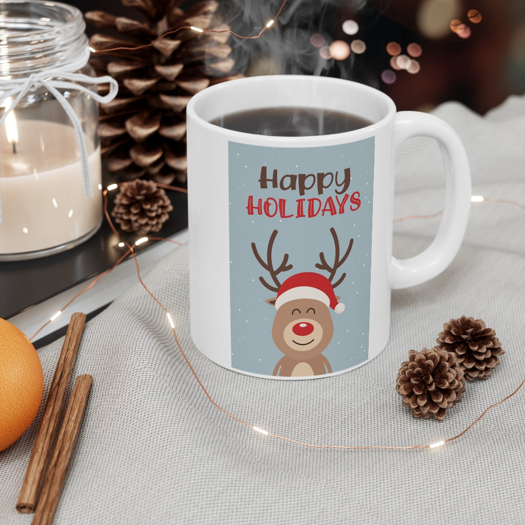 Happy Holidays Christmas Mug 11oz