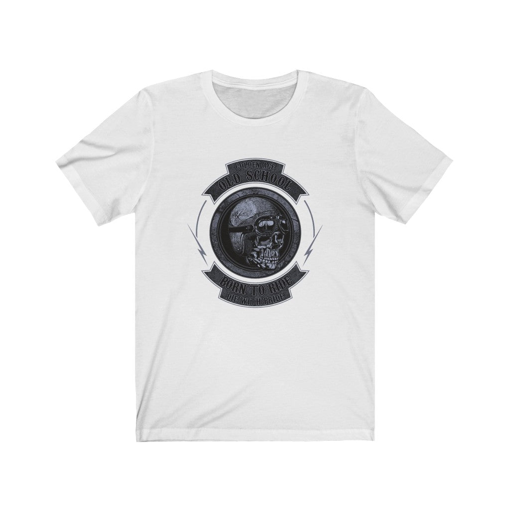 Born to Ride Die with Pride Skull Shirt Unisex Jersey Short Sleeve Tee