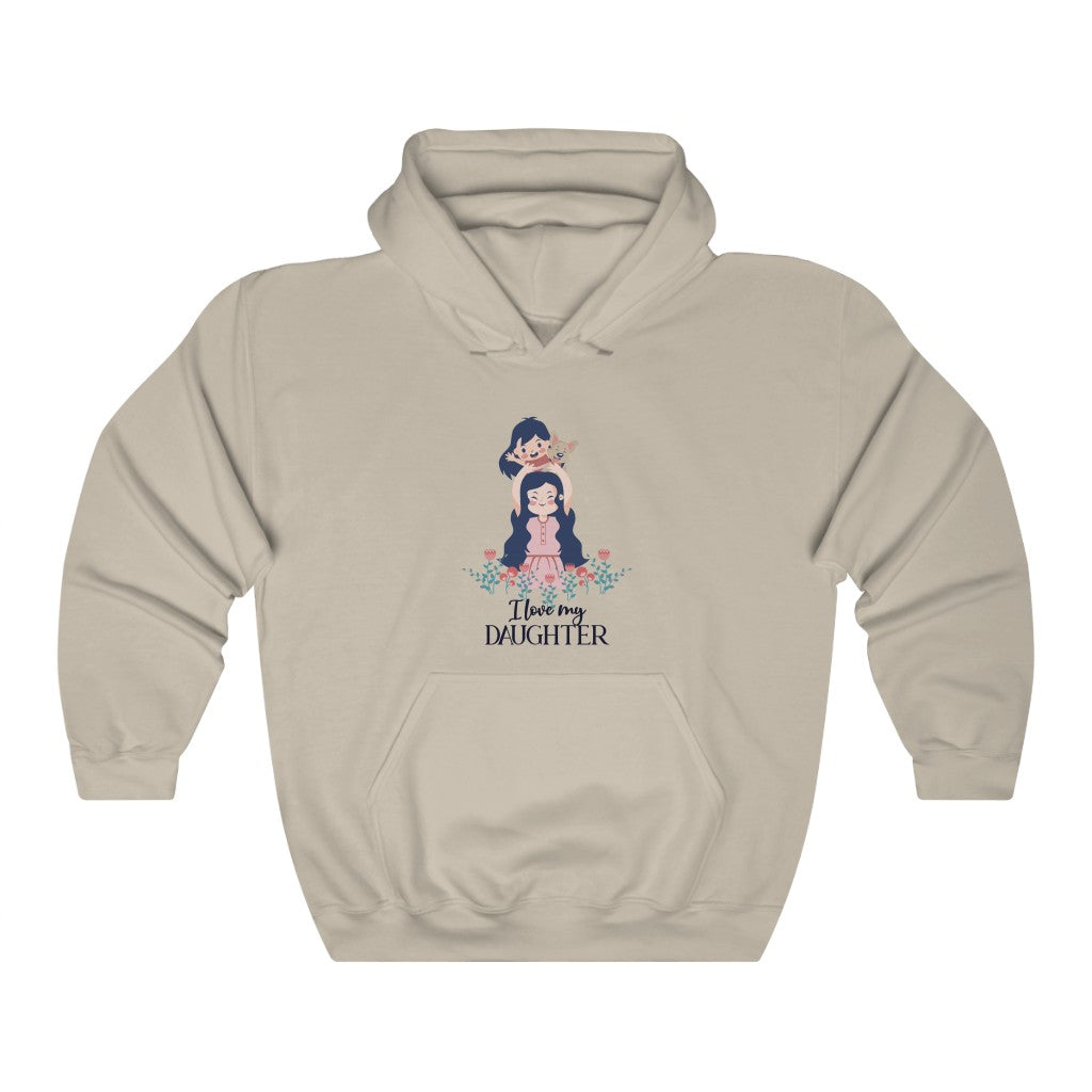 I love my DAUGHTER Unisex Heavy Blend™ Hooded Sweatshirt