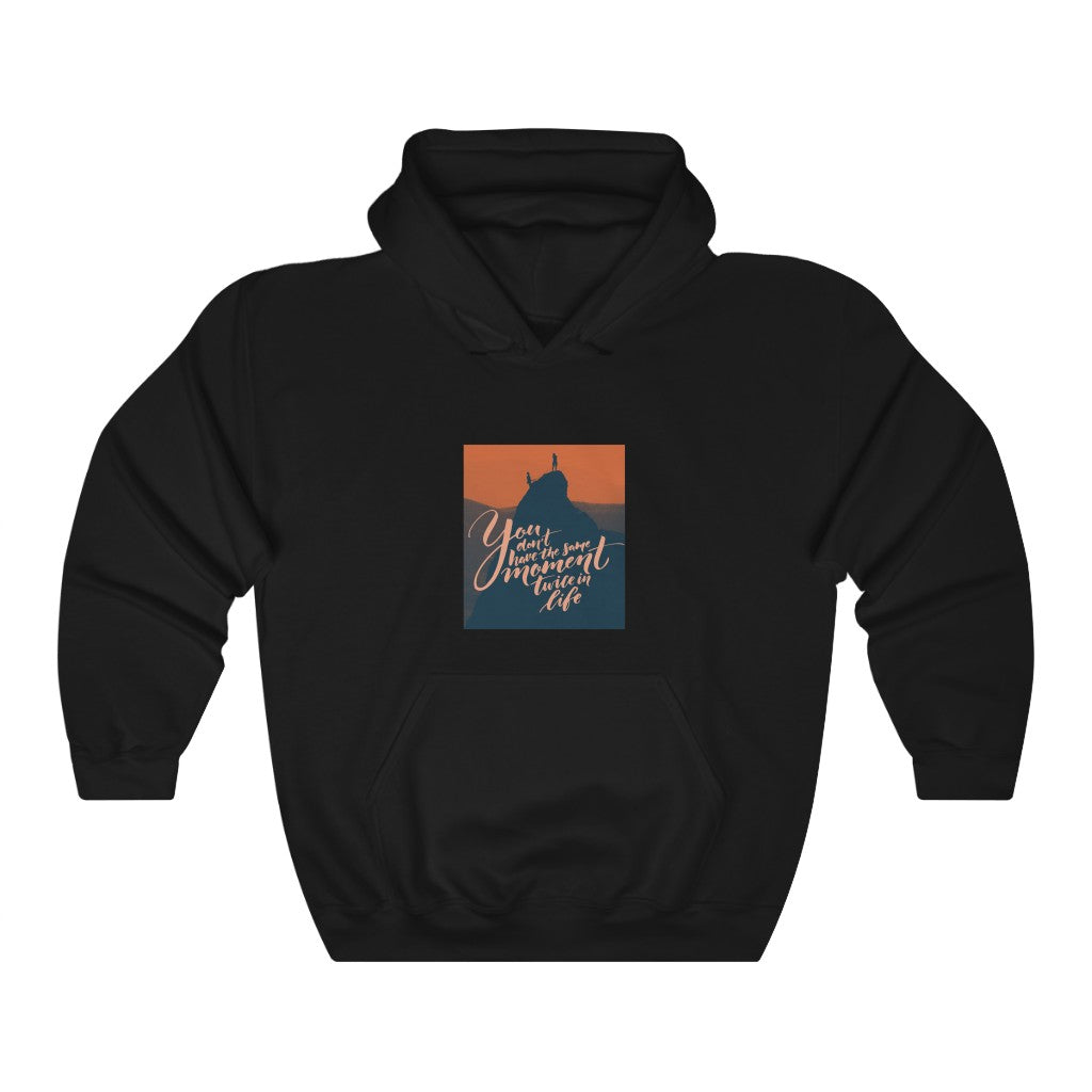 Adventure 15: You don't have the same moment twice in life Unisex Heavy Blend™ Hooded Sweatshirt