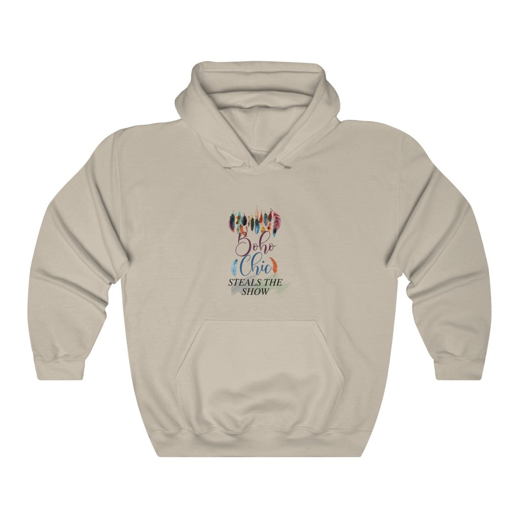 Boho Chic STEALS THE SHOW Unisex Heavy Blend™ Hooded Sweatshirt
