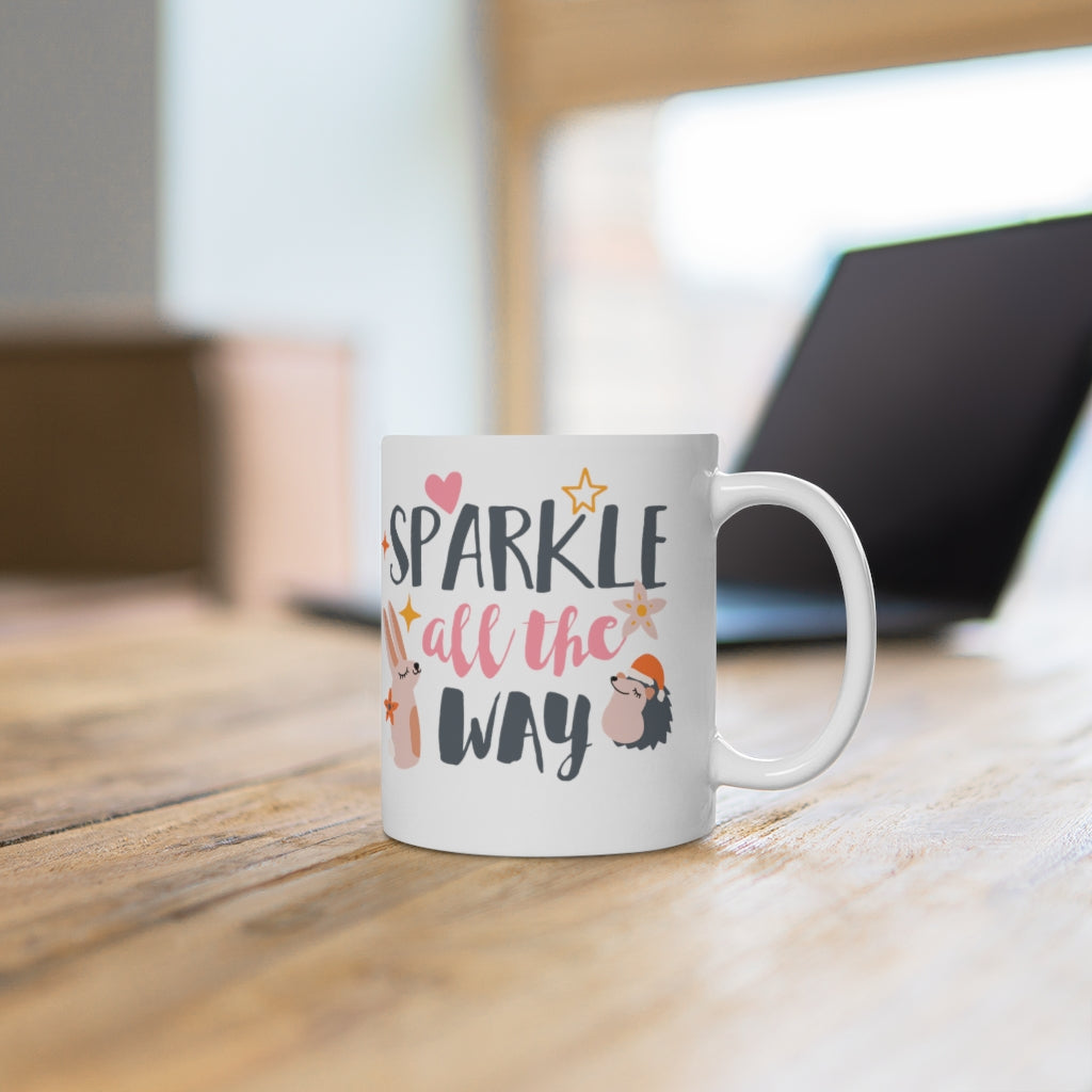 Sparkle All the Way Christmas Holiday Mug 11oz