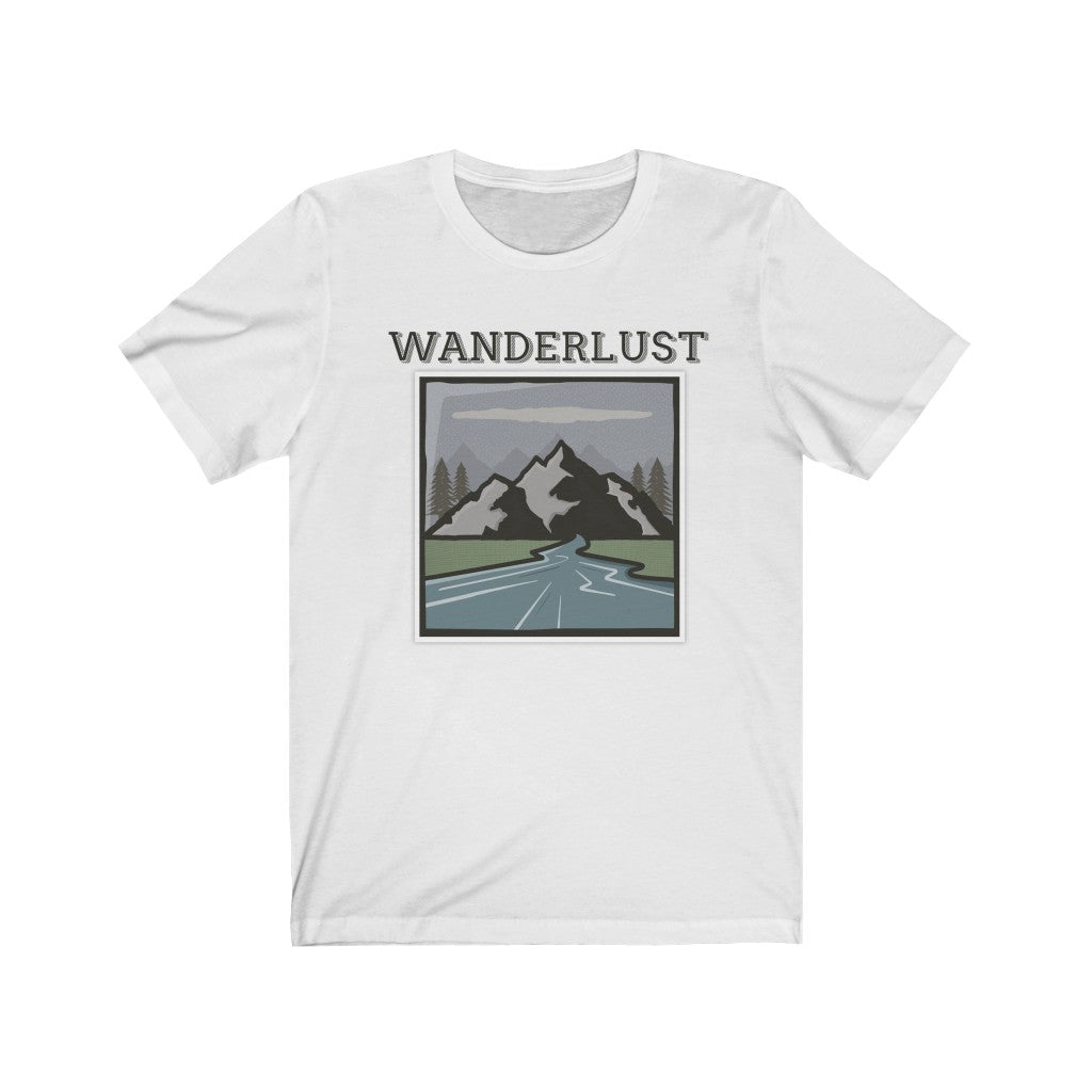 Wanderlust Adventure Unisex Jersey Short Sleeve Tee