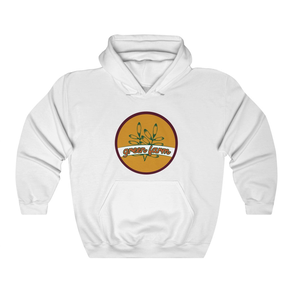 Green Farm Badge Unisex Heavy Blend™ Hooded Sweatshirt