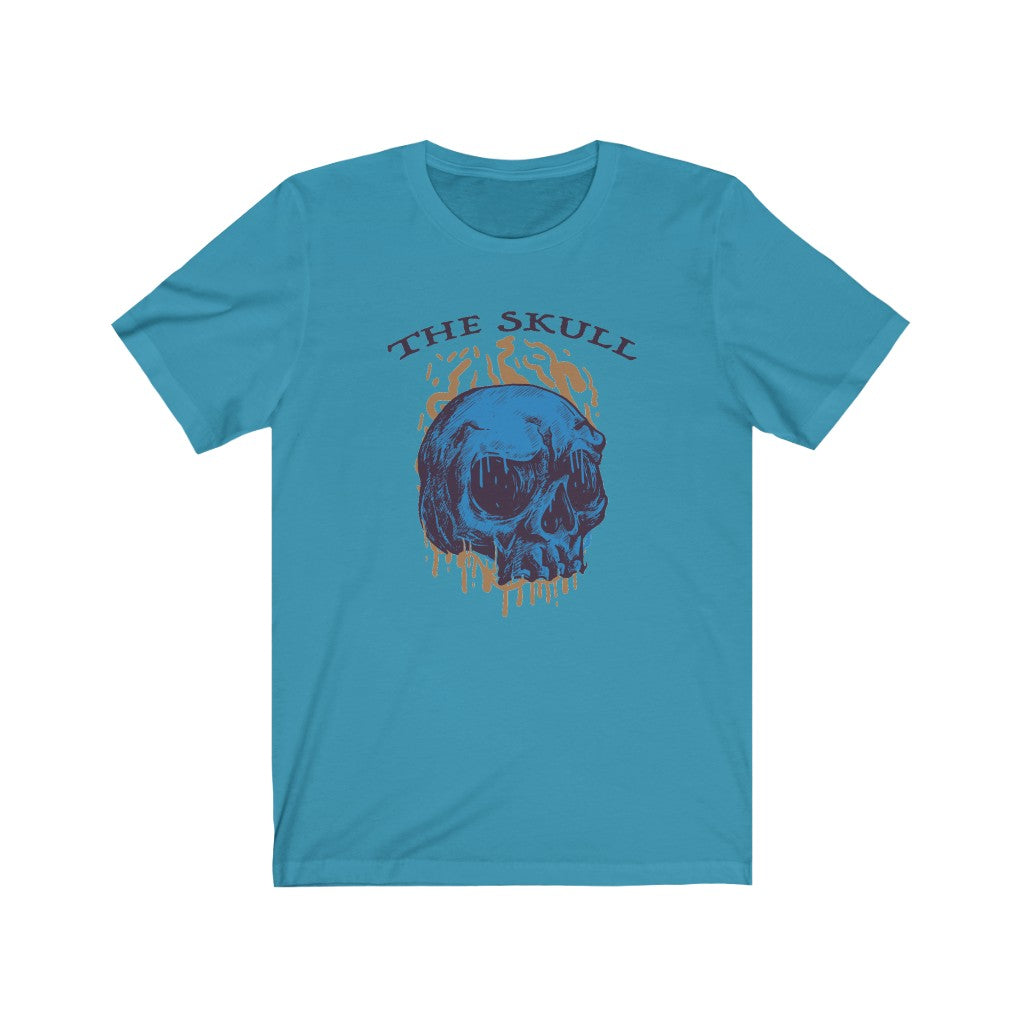 Blue Skull Shirt Art Unisex Jersey Short Sleeve Tee