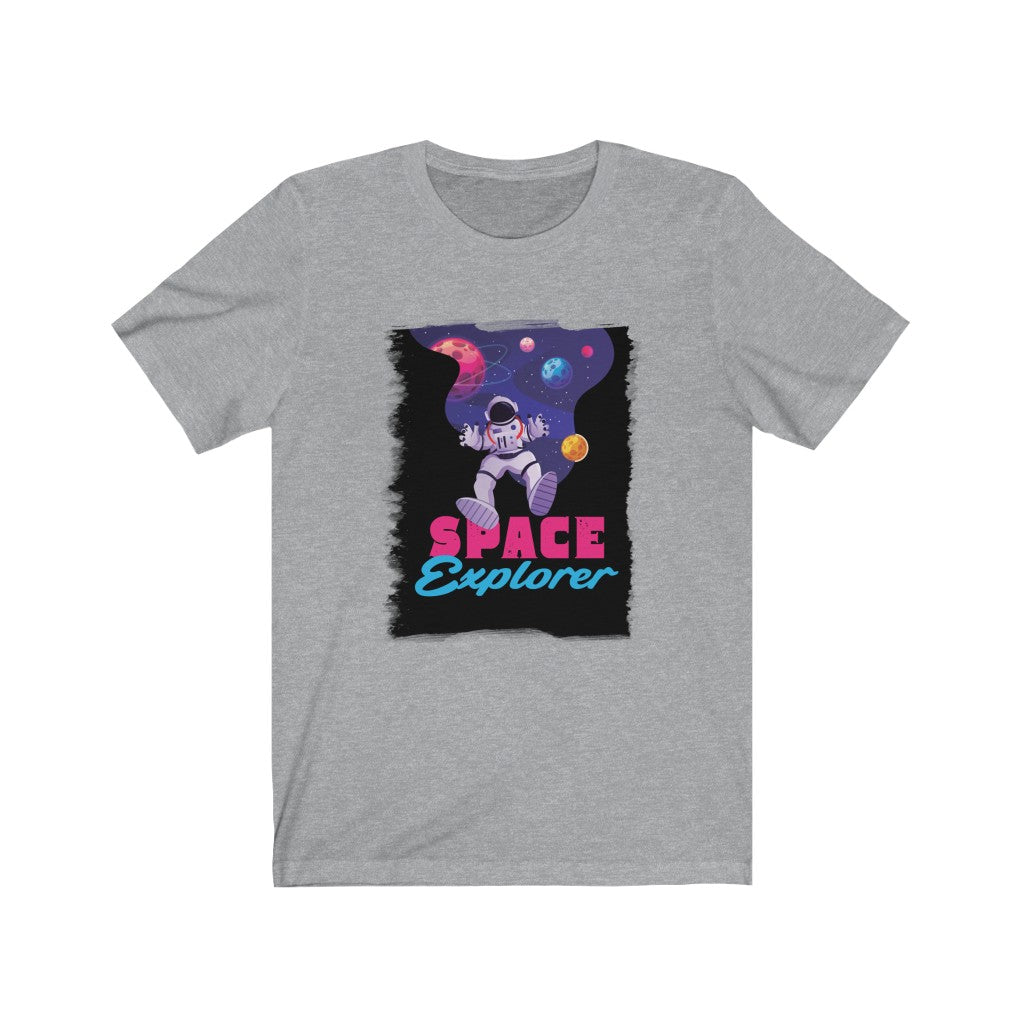 Space Explorer Unisex Jersey Short Sleeve Tee