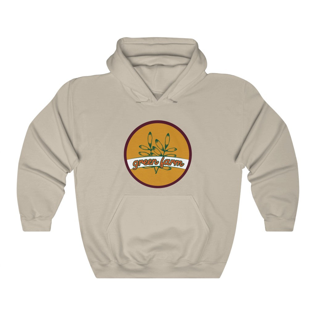 Green Farm Badge Unisex Heavy Blend™ Hooded Sweatshirt