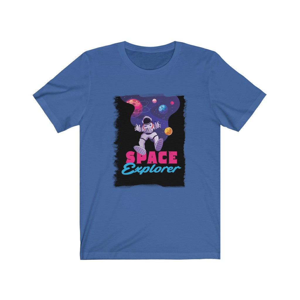 Space Explorer Unisex Jersey Short Sleeve Tee