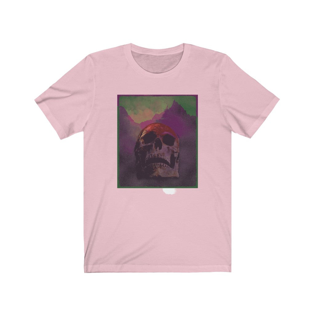 Abstract Art Multi Color Skull Shirt Unisex Jersey Short Sleeve Tee