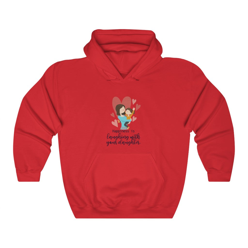 Happiness is laughing with your daughter. Unisex Heavy Blend™ Hooded Sweatshirt