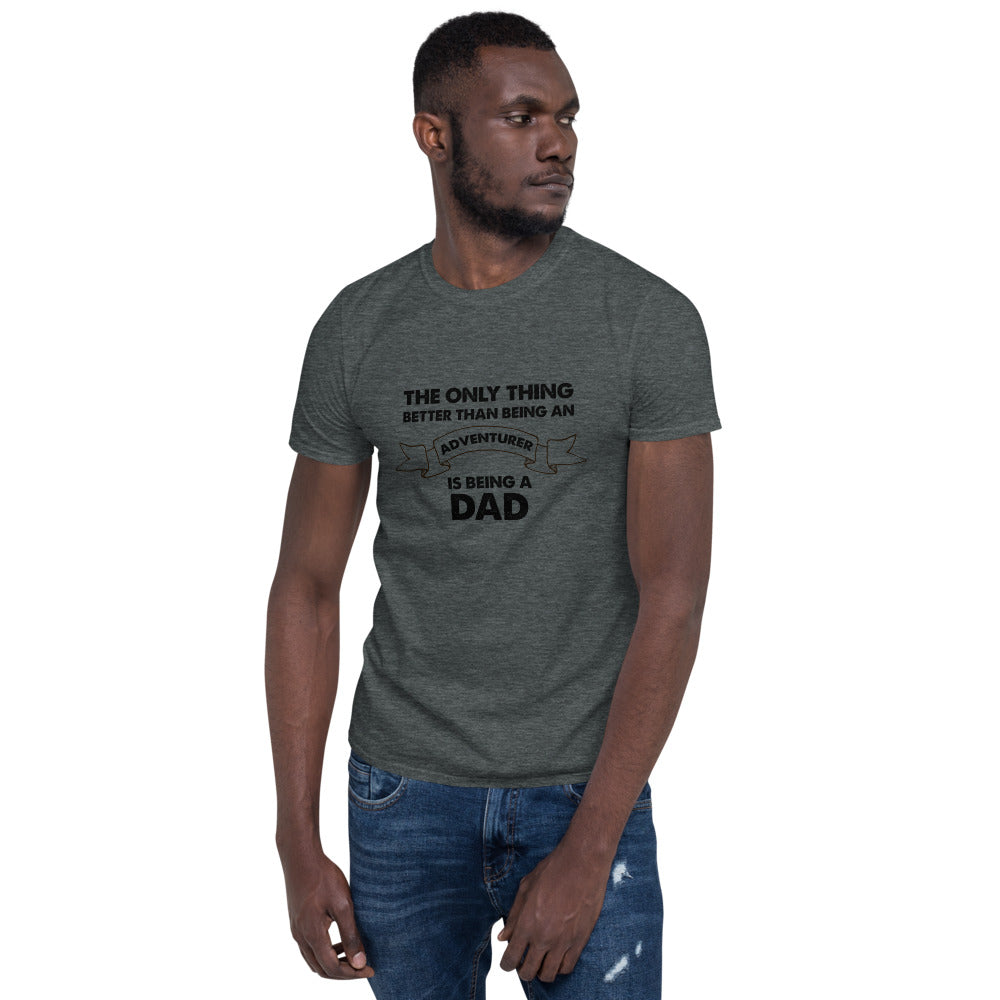 Father's Day Gift Adventurer Dad Short-Sleeve Unisex T-Shirt