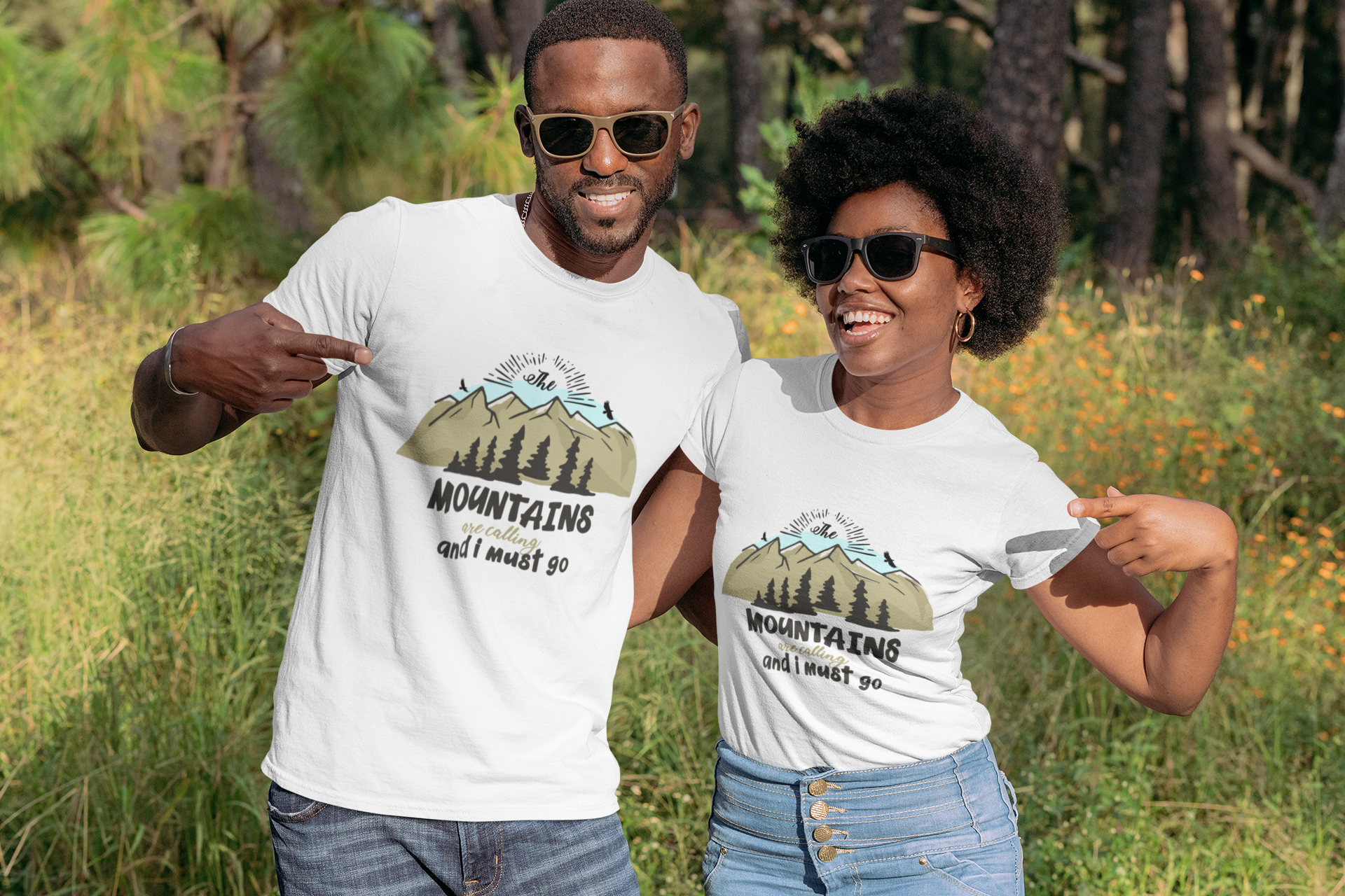 The Mountains Are Calling And I Must Go Unisex Jersey Short Sleeve Tee
